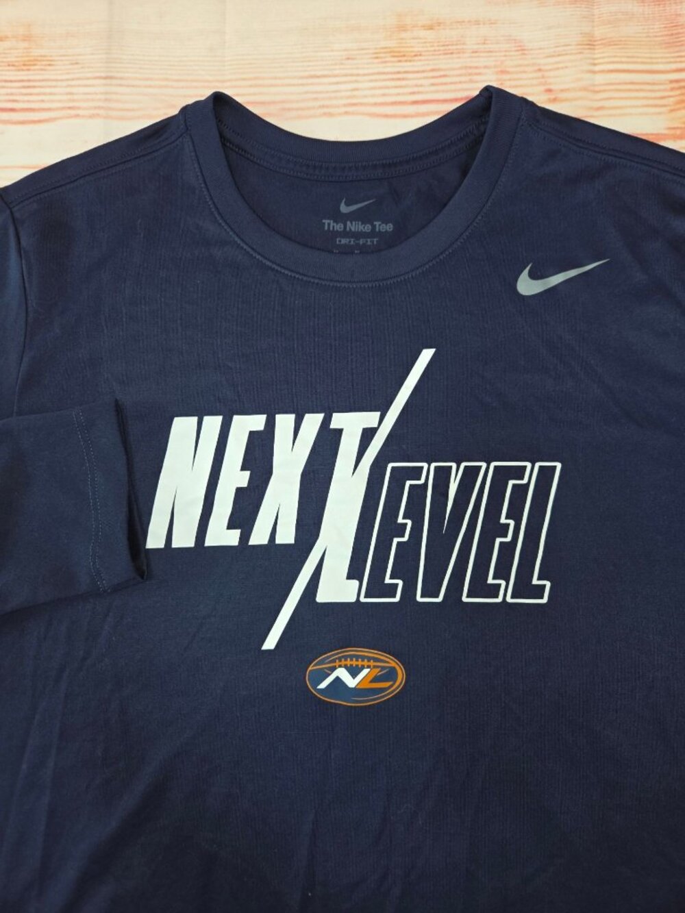 Nike Next Level Dri-Fit Navy Long Sleeve Shirt Medium